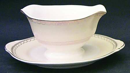 Royal Imperial Gravy Boat with Attached Underplate