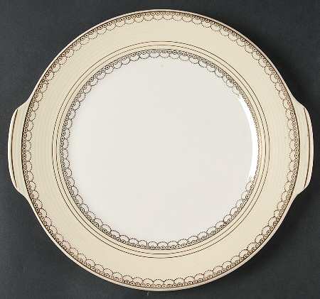 Royal Imperial Handled Cake Plate by Limoges-American
