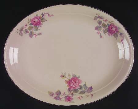 Rose Marie 15" Oval Serving Platter