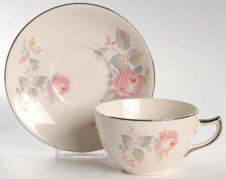 Rose Marie Flat Cup & Saucer Set