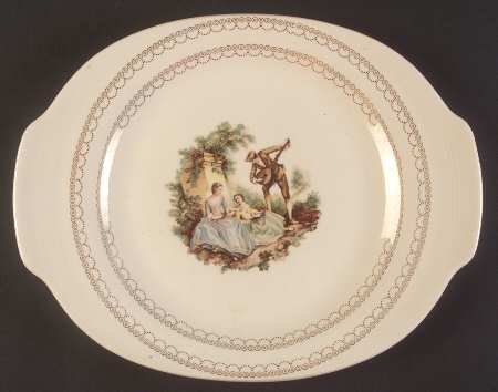 Serenade Handled Cake Plate