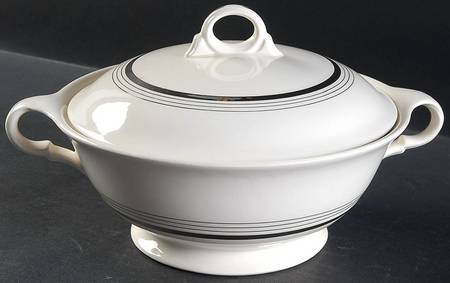 Silver Age Round Covered Vegetable