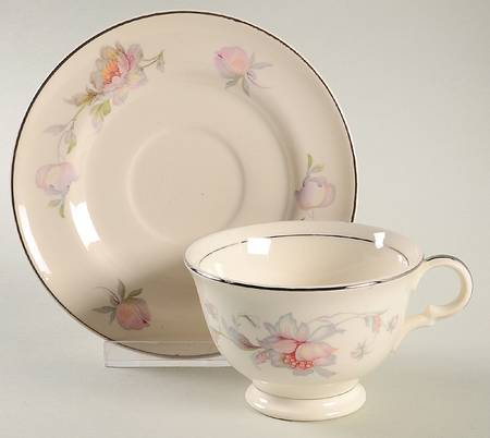Silvermoon Footed Cup & Saucer Set