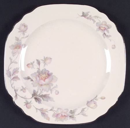 Silver Moon Pink Background by Limoges-American