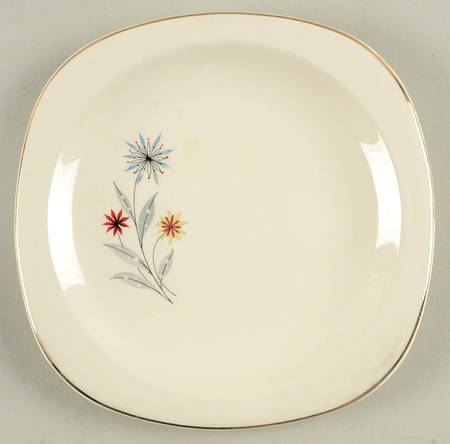 Starflower Square Salad Plate