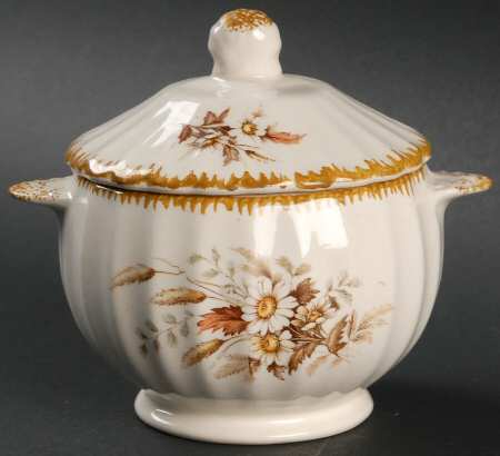 Sun Valley Sugar Bowl & Lid
