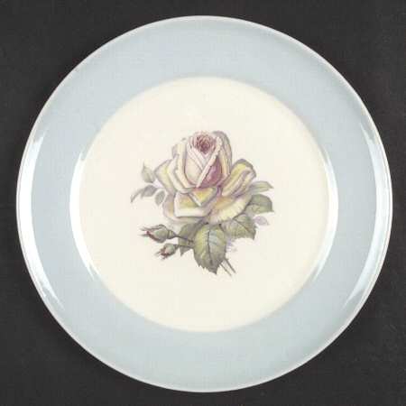 Tea Rose Cotillion Blue by Limoges-American