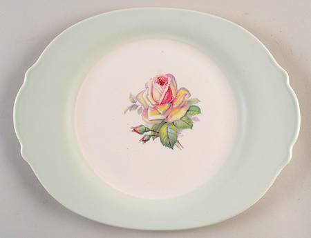 Tea Rose 12" Oval Serving Platter