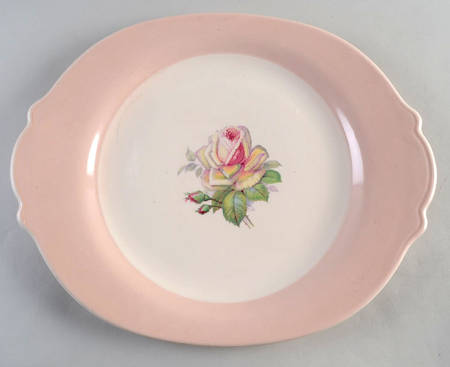 Tea Rose Cotillion Pink (No Trim) 15" Oval Serving Platter