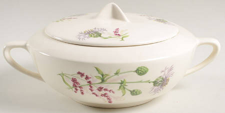 Thistle Round Covered Vegetable by Limoges-American