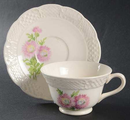 Thistle (American) Footed Cup & Saucer Set