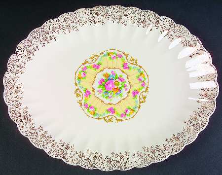 Toledo Delight White 11" Oval Serving Platter