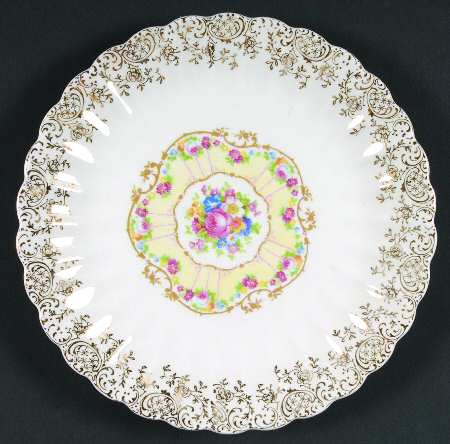 Toledo Delight White Salad Plate