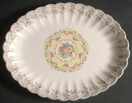 Toledo Delight White 11" Oval Serving Platter