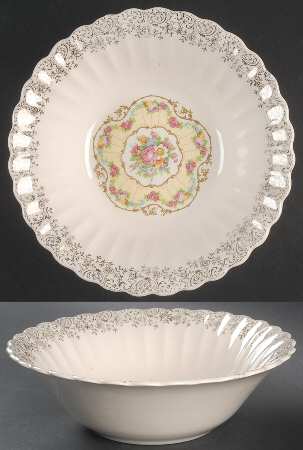 Toledo Delight White 8" Round Vegetable Bowl