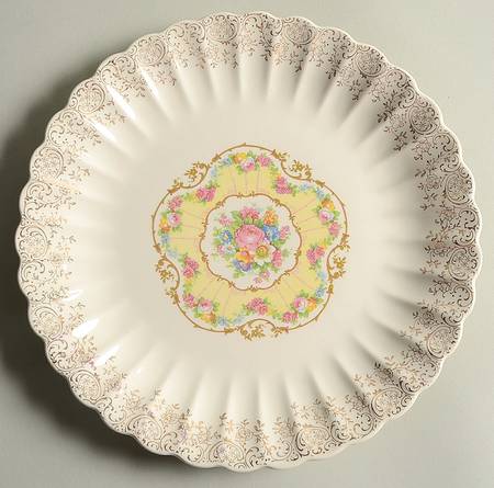 Toledo Delight White Luncheon Plate