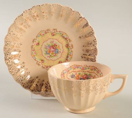 Toledo Delight Sand Footed Cup & Saucer Set