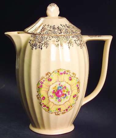Toledo Delight Sand Coffee Pot & Lid