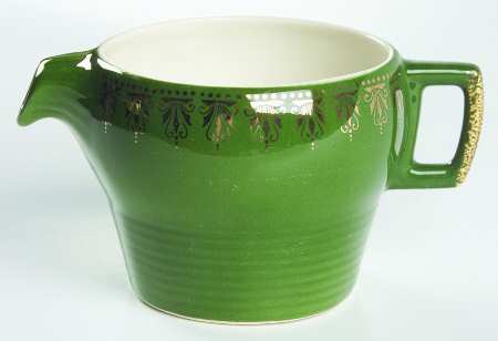 Trillium (Forest Green Filigree) Creamer
