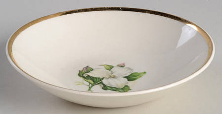 Trillium White (Glamour, Coupe) Fruit/Dessert (Sauce) Bowl