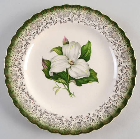 Trillium (Mandarin Green) by Limoges-American