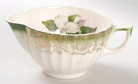Trillium (Mandarin Green) Creamer by Limoges-American