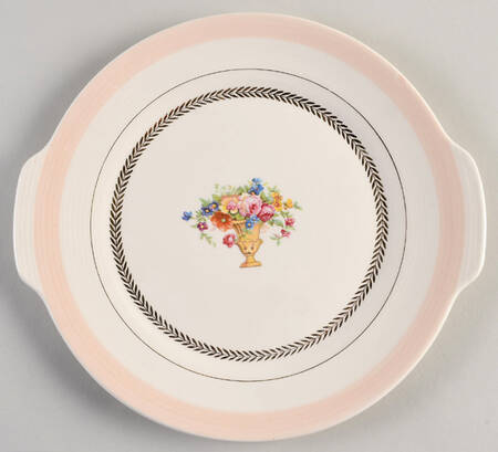 Treasure Island Handled Cake Plate by Limoges-American