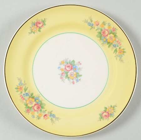 Troubadour Yellow Bread & Butter Plate