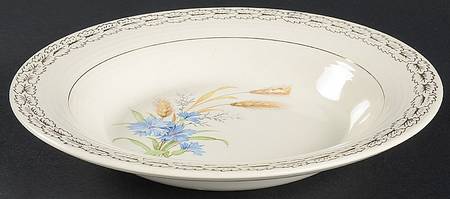 Wheatfield Smooth Edge Rim Soup Bowl