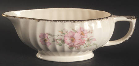 Wild Rose (Gold Trim) Gravy Boat