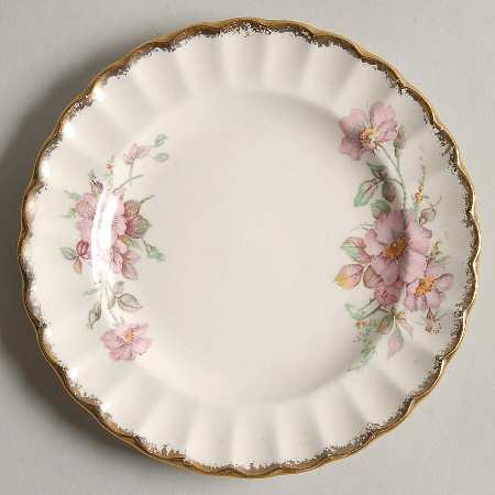 Wild Rose (Gold Trim) Bread & Butter Plate