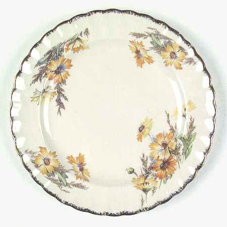 Yellow Daisy (Gold Trim) by Limoges-American