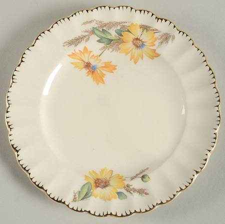 Yellow Daisy Bread & Butter Plate