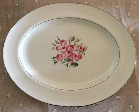 Margaret Rose 13" Oval Serving Platter