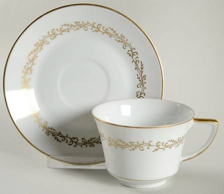Majestic Flat Cup & Saucer Set