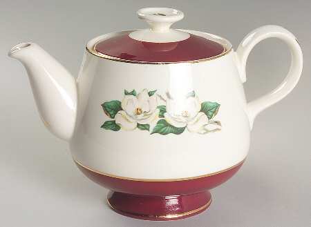 Burgundy Teapot & Lid by Lifetime