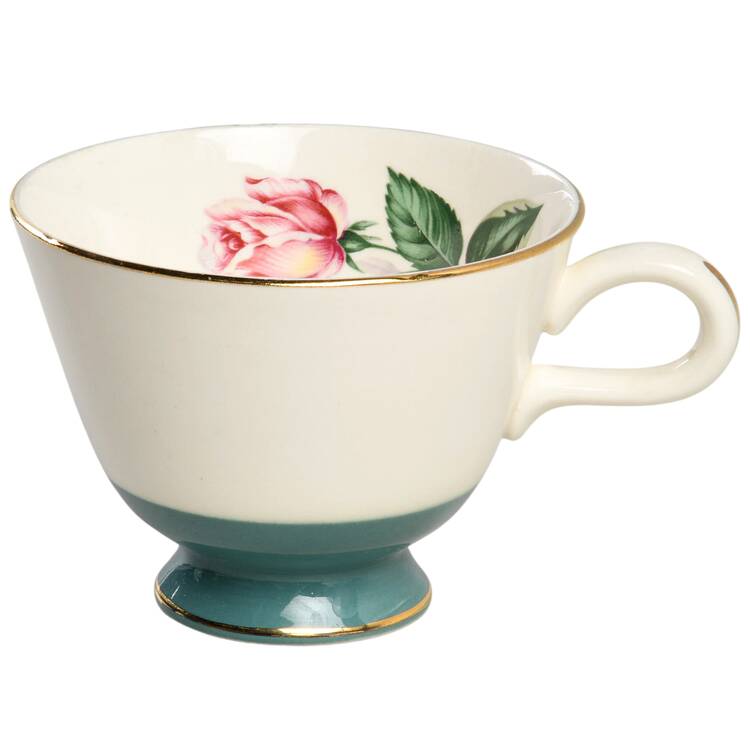 Cameo (Rose Center) Footed Cup