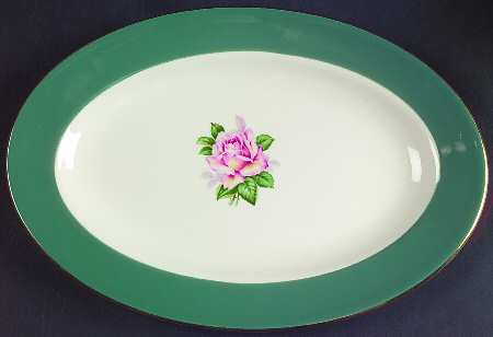 Cameo (Rose Center) Relish/Gravy Underplate
