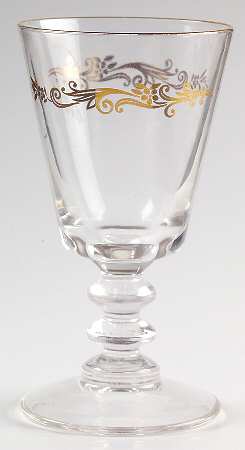Gold Crown Glassware Wine