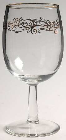 Gold Crown 10 Oz Glassware Goblet