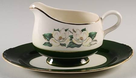 Jaderose Gravy Boat & Underplate/Relish