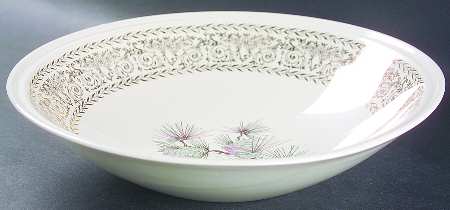 Pine Cone Round Vegetable No Lid