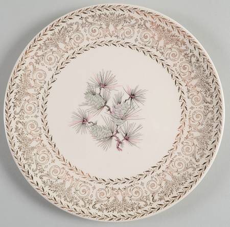 Pine Cone Salad Plate