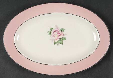 Pink Rose Relish/Gravy Underplate