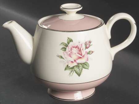 Pink Rose Teapot & Lid