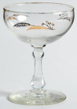 Prairie Gold Glassware Sherbet