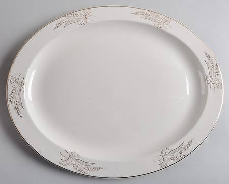 Prairie Gold 15" Oval Serving Platter