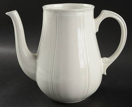 Colonial White Coffee Pot No Lid