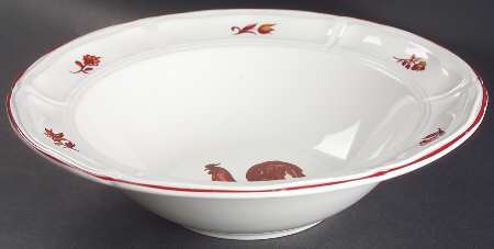 Mr. Rooster 10" Round Vegetable Bowl