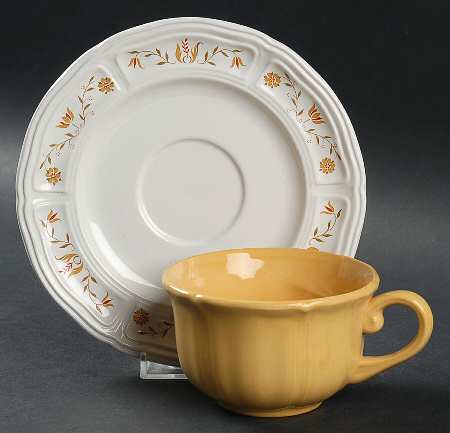 Mt. Vernon Flat Cup & Saucer Set by Liberty Hall